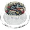 Book Lover Dragon Bookworm Reading Librarian PopSockets PopGrip for MagSafe