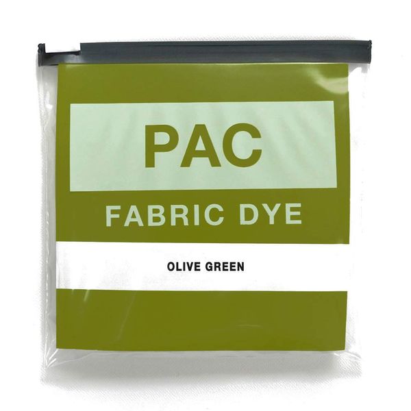 PAC FABRIC DYE Textile Dye col.23 Olive Green with Color Retenant