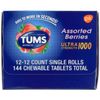 TUMS Antacid Chewable Tablets Ultra Strength, Assorted Berries (12 pk. - 12 ct. ea.)