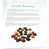 Carnelian Etched Gemstone Elder Futhark Rune Set with Booklet