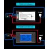 Hailege ELECTRIC_CIRCUIT_TESTING_DEVICE Multimeter, DC 6.5-100V 0-20A LCD Display Digital Ammeter Voltmeter Multimeter with Built-in Shunt