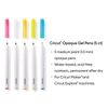OPAQUE GEL PENS 5 CT