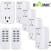 BN-LINK Wireless Remote Control Outlet Plugs with 2 remotes and 5 sockets Indoor