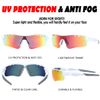 ITSCOOL Polarized Sports Sunglasses with 5 Interchangeable Lenses for Men Women Softball Baseball Pickleball Cycling Glasses White Orange