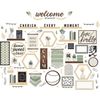 Organic Modern Mini Bulletin Board Set, 79 Pieces
