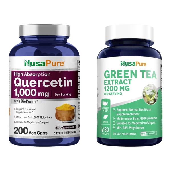 Noosa Pure Prickly Pear Quercetin Green Tea Catechin Extract Quercetin Vegetable Capsule