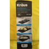 🆕Kraus🍽️Self Draining Drying Mat✨8 1/8” x 14 ¾”✨Silicone Sink May✨BLACK