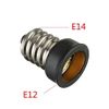 (6pcs) European E14 Base to Candelabra E12 C7 base Socket Adapter Converter