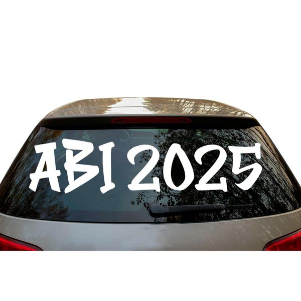 Aufkleber ABI 2025 Abitur Autoaufkleber