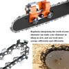 Chainsaw Sharpener Portable Lightweight Hand Crank Chain Sharpening Jig US