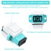 Duogalia 25-Pack SC-OM3 Fiber Optic Coupler Keystone Jack Modular for Patch Panels and Wall Plates