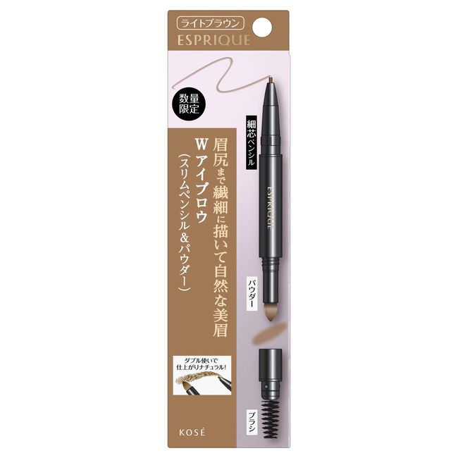 Esprique W Eyebrow (Slim Pencil & Powder) br301 Light Brown (Limited Design)