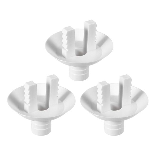 uxcell Air Conditioner Drain Hose Connector Elbow Fitting for Mini-Split Units and Window AC Unit 28mm 3Pcs