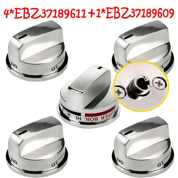 EBZ37189611 for LG Gas Stove Burner REPLACEMENT Range Knobs EBZ37189609 5 PACK