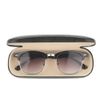 Gudzws Sun Reading Glasses Full Gradient Gray Light Darkness Half Eyebrow Unisex