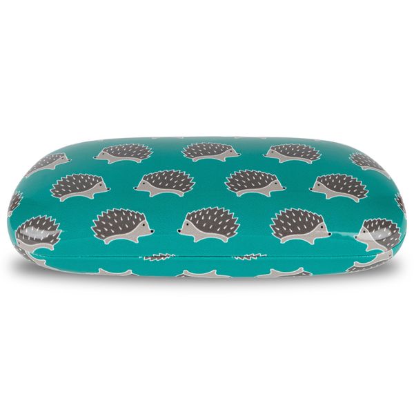 LAGO TERRA Hedgehog Print Hard Shell Glasses Case - Green