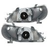 BJTDLLX Headlight Set Assembly Compatible with Toyota Echo 2000 2001 2002 Driver & Passenger Side (Left+Right)