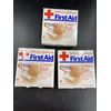 ( 3 ) Johnson & Johnson First Aid  Gauze  10 Pads 4" x 4"