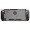 eXtremeRate Clear Black DIY Replacement Shell for Nintendo Switch Lite, NSL Handheld Controller Housing with Screen Protector, Custom Case Cover for Nintendo Switch Lite