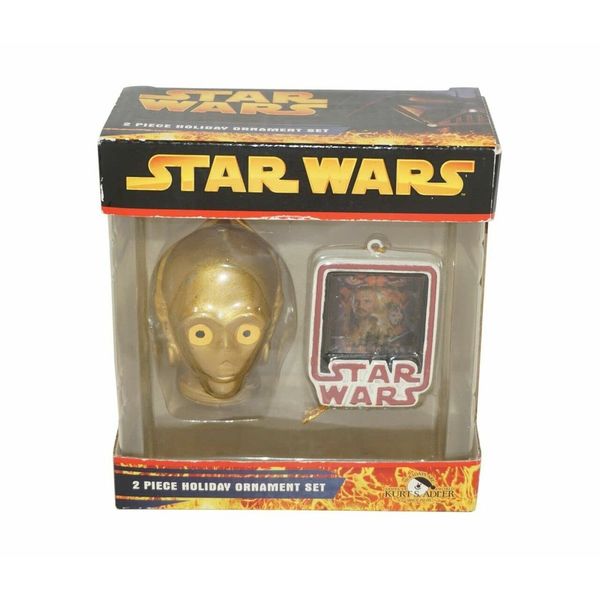 Star Wars Holiday Ornament C-3po 2 Piece Set