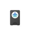 cyan Blue Turtle Phone Grip On white PopSockets PopWallet for MagSafe