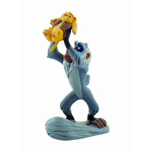 Bullyland Rafiki with Baby Simba Action Figure