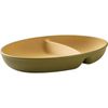 caneau earth color antibacterial oval plate olive