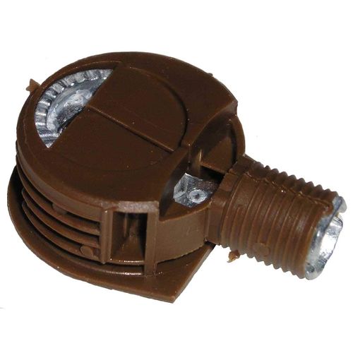 Brown Quickloc Flanged Fasteners for Face 25mm Boring Furniture Connectors (Set of 4) for Sauder/Titus