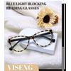 Viseng Oversized Cat eye Womens Reading Glasses Blue Light Computer Glasses Stylish Ladies Reader