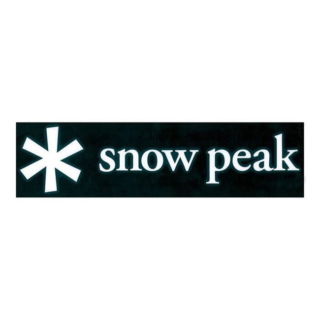 Snow Peak Snow Peak Logo Sticker Asterisk M NV-007 White one