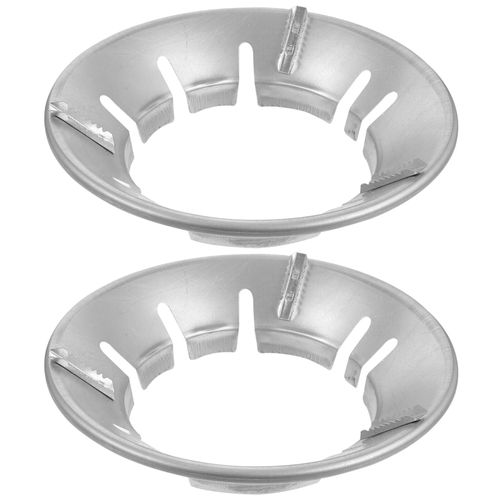 Kichvoe Wok Rack for Gas Stove 2PCS Wok Ring For Gas Stove Stainless Steel Wok Rack Round Bottom Wok Accessories-10 * 2Inches Wok Stand