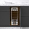 2 Tier Kitchen Cabinet Pull Out Shelf and Drawer Organizer Slide Out 