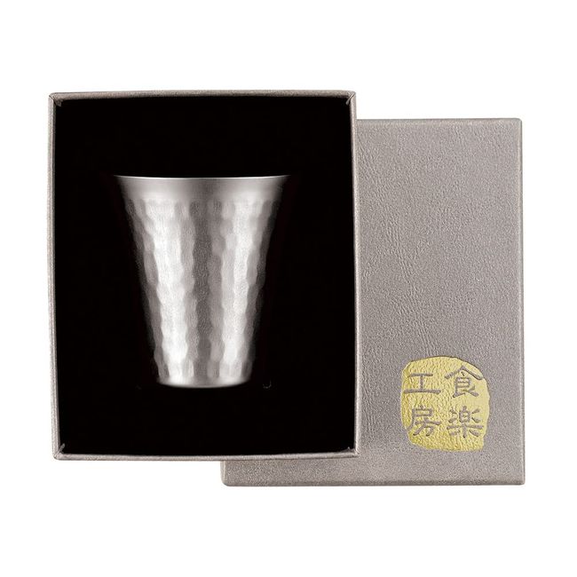 Asahi Kasumi Titanium Cold Sake Cup 1PC 2.3 fl oz (65 ml) Gift Packaging