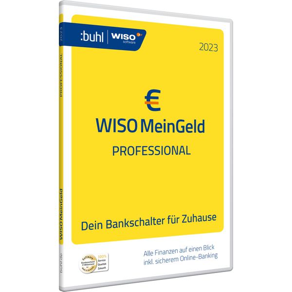 WISO Mein Geld Professional 2023: Alle Finanzen auf einen Blick inkl. sicherem Online-Banking