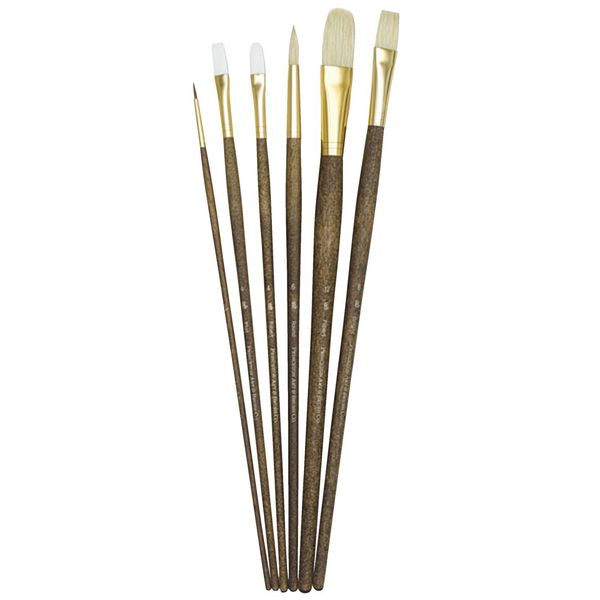 Princeton Artist Brush, Set 9148 6-Pc Brstl/Sable/Tak