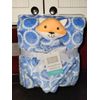 Hedgehog Personalized Security Blanket Gift Set , Custom Embroidered Forest Gift