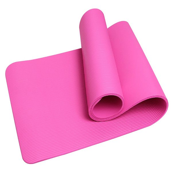 TL Yoga Mat. 10mm Exercise Mat Health Mat Stretching Mat Pilates Mat Home Gym Home Training, Purple (10mm)