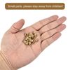 sourcing map Knurled Insert Nut M5 x 6mm L x 7mm OD Female Thread Brass Embedding Nut 150 Pcs