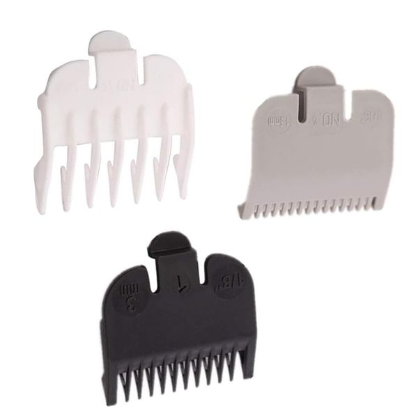 3 Piece Set Limit Comb Hair Clipper Accessories, Professional Hair Clipper Guide Combs, Guide Combs, Professional Clipper Comb, Hair Trimmer Guards, Hair Clipper Guard, for Haircut, Trimming