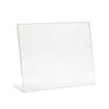 SOURCEONE.ORG 7 x 5 Landscape Slant Back Sign Holders Sets (6 Pack)