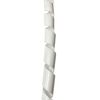 On1shelf® Cable Tidy Spiral Wrap, White- 19mm (5m)