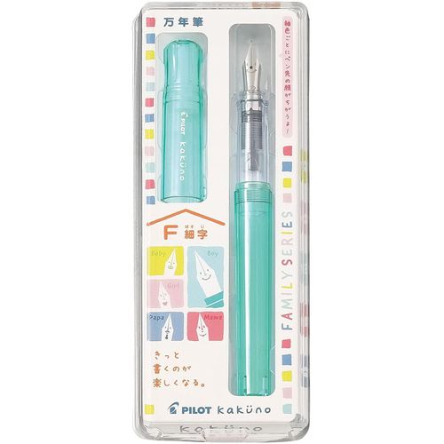 Pilot FKA1SRKBOGF Fountain Pen Kakuno F Boy Green