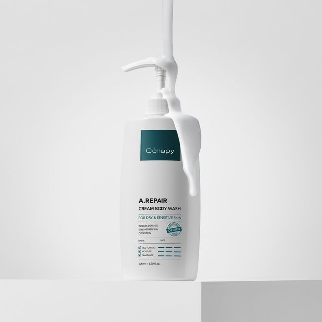 [Cellaphy] A-Repair Cream Body Wash 500ml Slightly Acidic Hypoallergenic Derma Body Wash