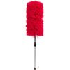Telescopic Microfiber Duster w/ Extension Pole, Scratch Free (Red)