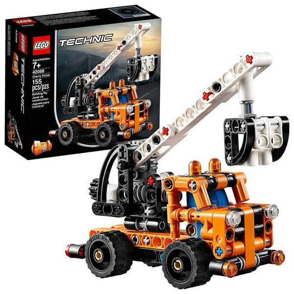 Lego Cherry Picker Toy Truck, 2 in 1 Model, Tow Truck, Construction Vehicle Toys for Kids