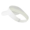Youth Cotton Sun Visor - White OSFM