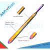 AAProTools Multi Rainbow Scalpel Handle #4 Stainless Steel