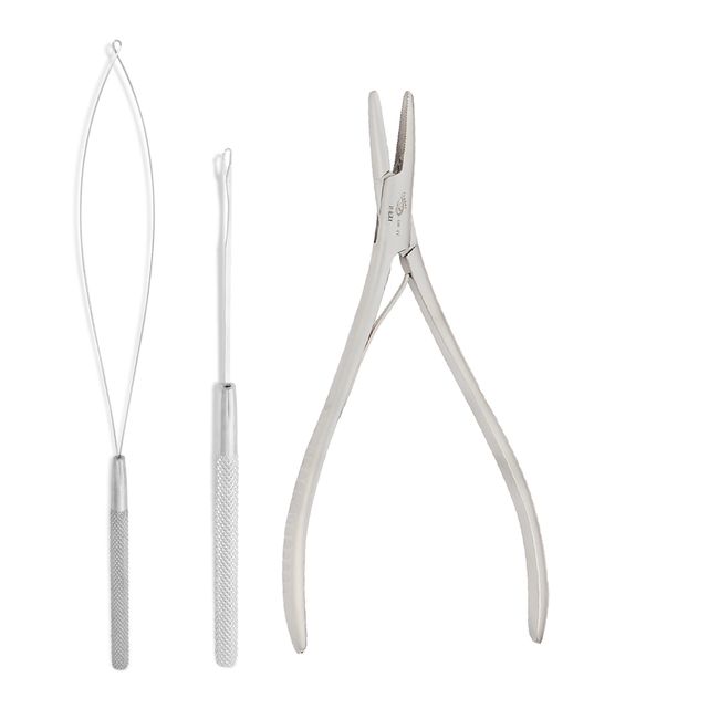 Stainless Steel Hair Pliers Pliers For Micro Nano Ring I Tip Hair