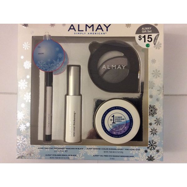 Almay Simply American Gift Set -For HAZEL Eyes ONE SET.LINER+MASC