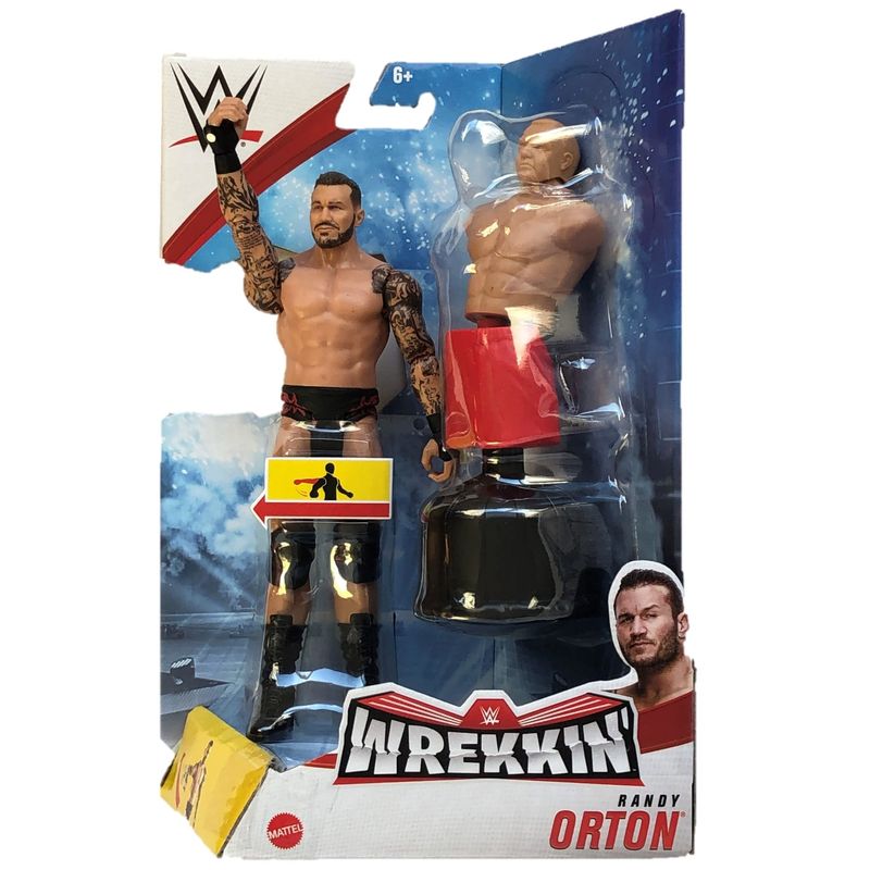 WWE Wrekkin Randy Orton 6-in Action Figure with Punching